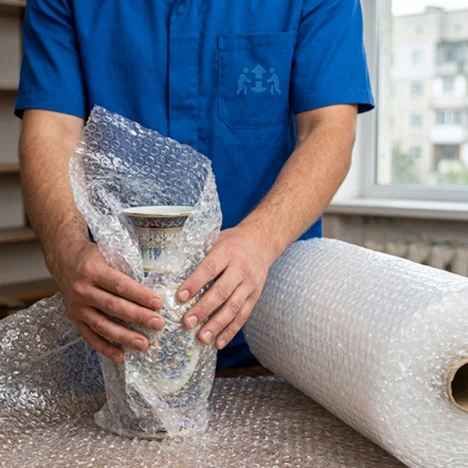 Bubble Film for Fragile Items on the Move