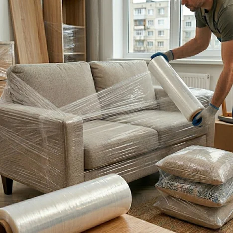 Stretch Film for Moves and Cargo